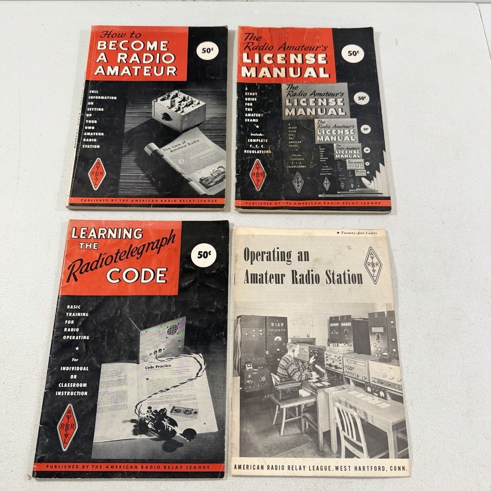 AMERICAN RADIO RELAY LEAGUE- Vintage Amateur Radio Magazines Lot Of 4